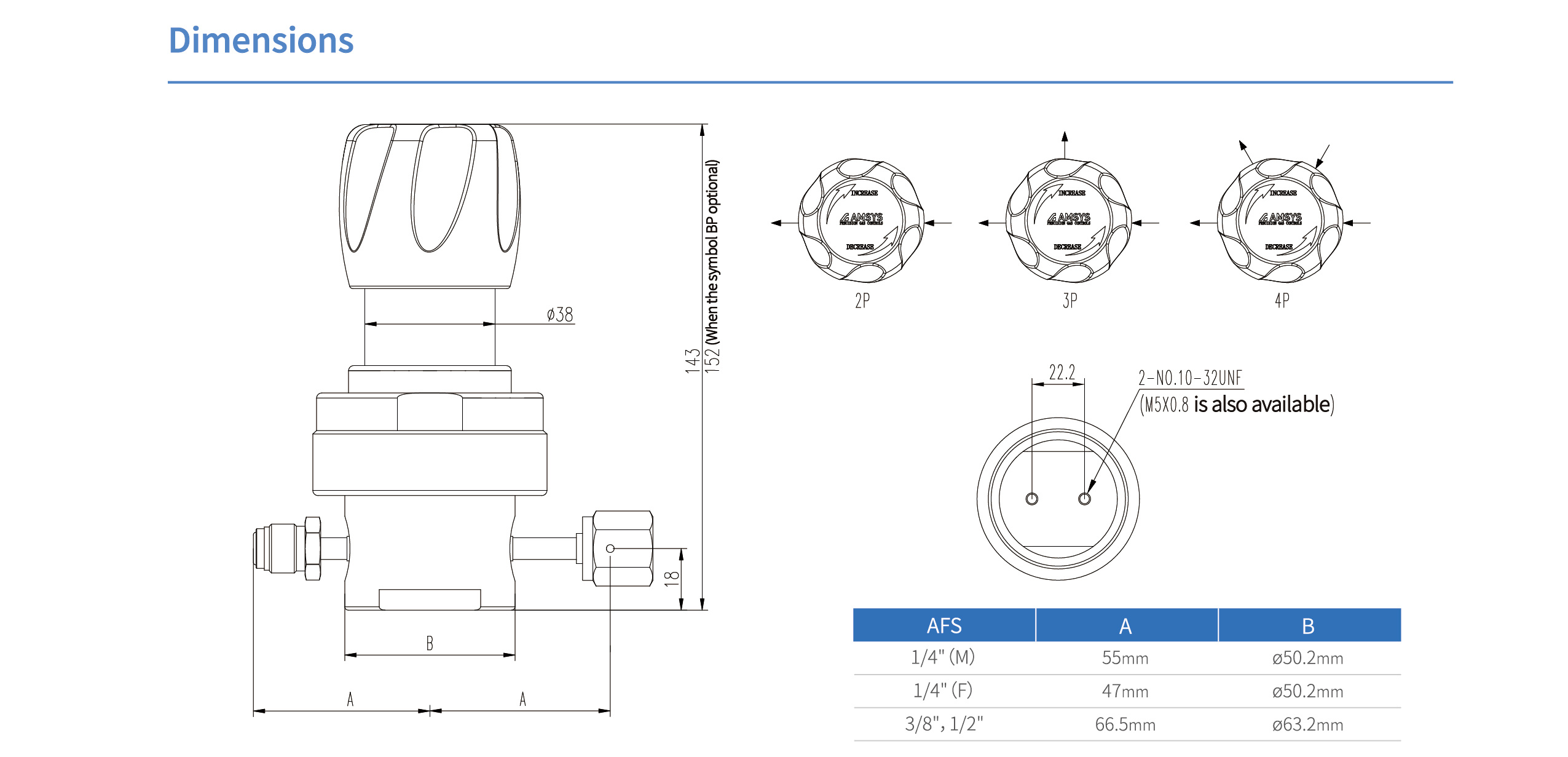 Регулятор AMFLO UHP AU24 Материал: Код Z (Body,Poppet, Nozzle,Diaphragm,Gland-SUS316L,Seat: PCTFE) ; Поверхность 0.13 um; 3х портовый с манометром, вх. давл. 159 бар, CV-0.45