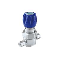 Регулятор AMFLO UHP AU21 Материал: Код ZHP (Body,Gland-SUS316L, Poppet, Nozzle, Diaphragm - Hastelloy® C-22, Seat: PCTFE) ; Поверхность 0.13 um; 4х портовый с манометрами, CV-0.09